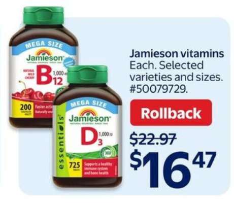 Jamieson Vitamins