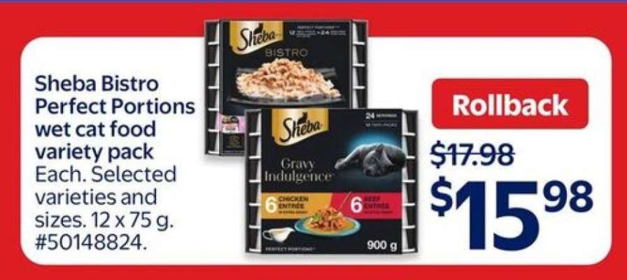 SHEBA BISTRO PERFECT PORTIONS Wet Cat Food Variety Pack