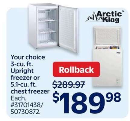 Arctic King Freezer