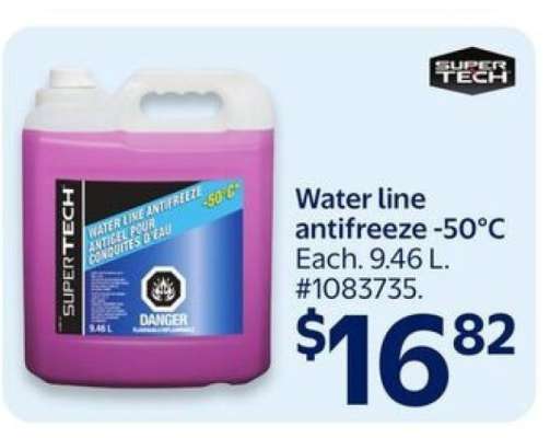 Water line antifreeze -50°C