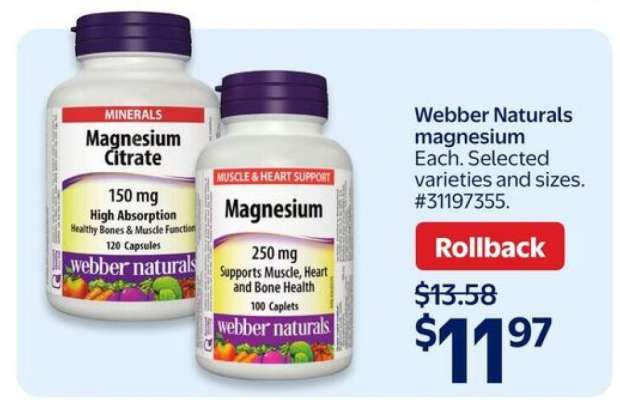 Webber Naturals Magnesium