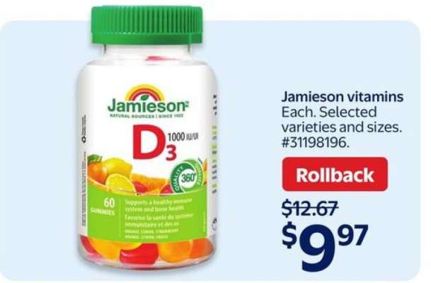 Jamieson Vitamins