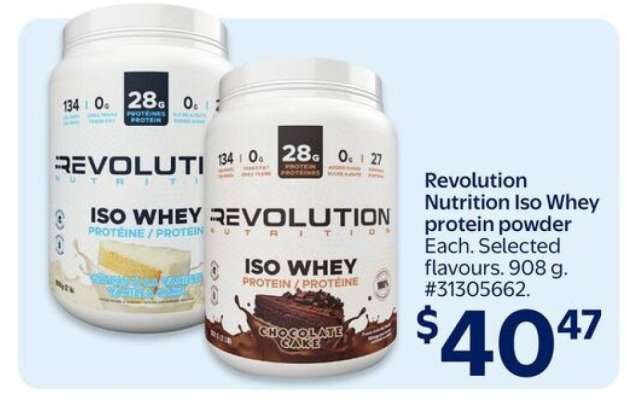 Revolution Nutrition iso whey protein powder