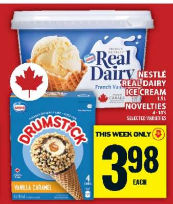 Nestlé Real Dairy Ice Cream & Novelties