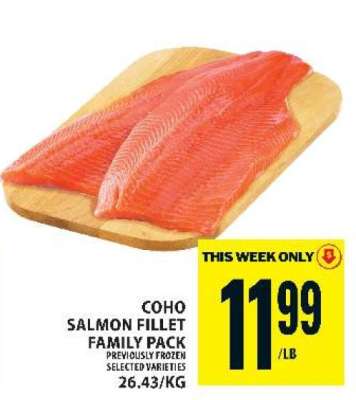 COHO SALMON FILLET FAMILY PACK