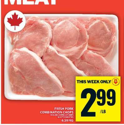 Fresh Pork Combination Chops