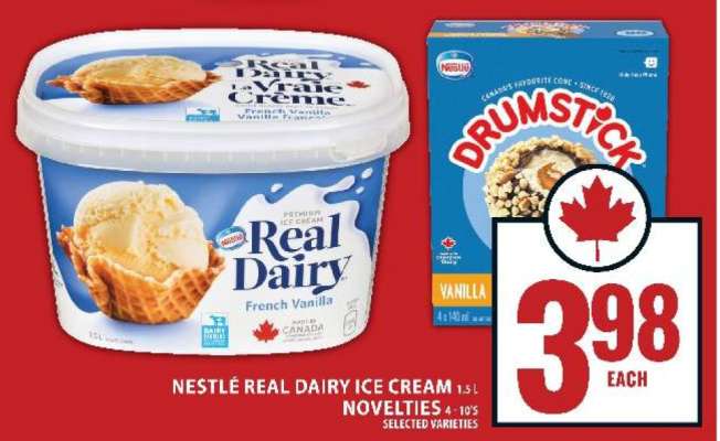 Nestlé Real Dairy Ice Cream & Novelties