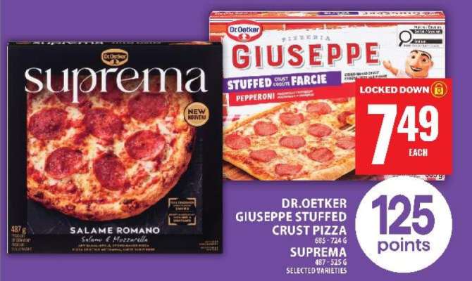 Dr. Oetker Giuseppe Stuffed Crust Pizza & Suprema