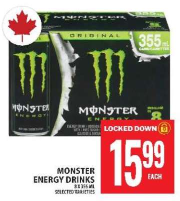MONSTER ENERGY DRINKS