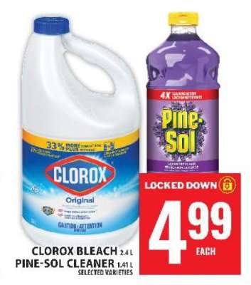 Clorox Bleach / Pine-Sol Cleaner