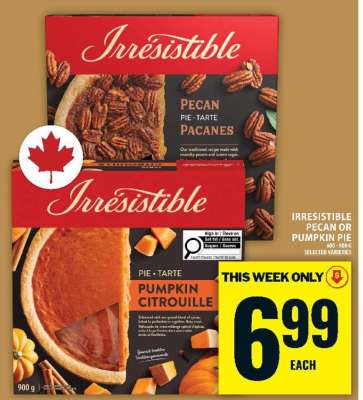 Irresistible Pecan or Pumpkin Pie