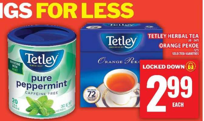 TETLEY HERBAL TEA
