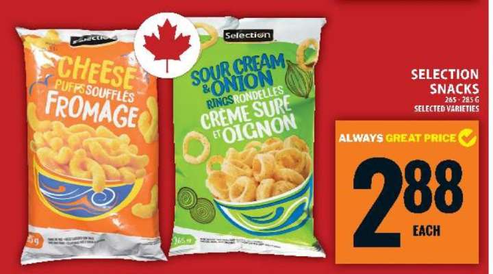 SELECTION SNACKS