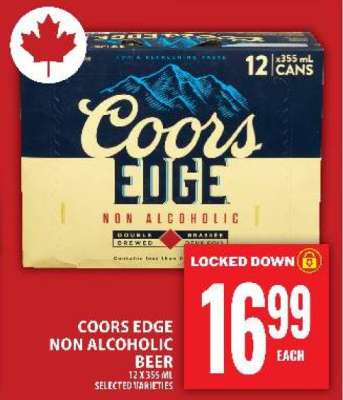 COORS EDGE Non-Alcoholic Beer
