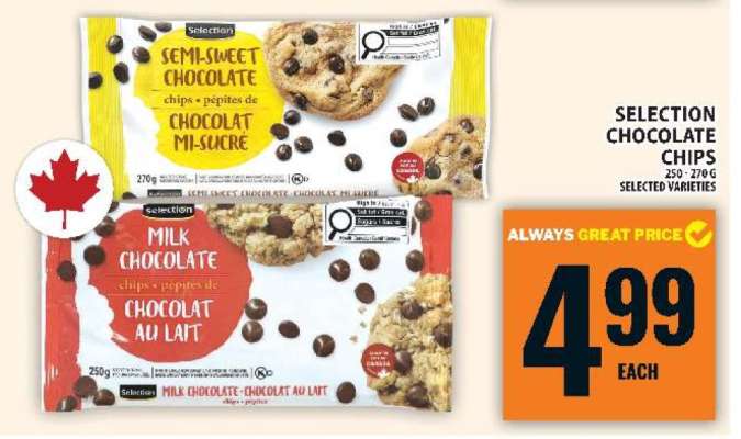 SELECTION CHOCOLATE CHIPS