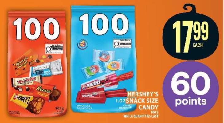 Hershey's Snack Size Candy