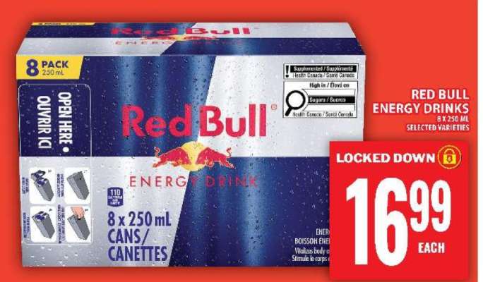 RED BULL ENERGY DRINKS