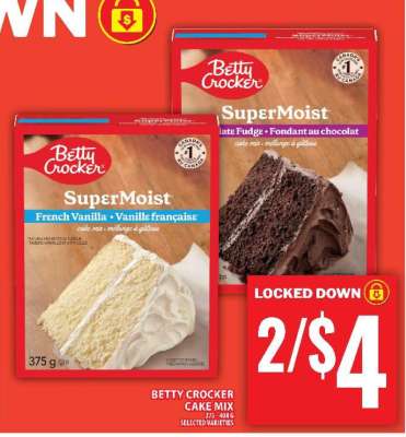BETTY CROCKER CAKE MIX