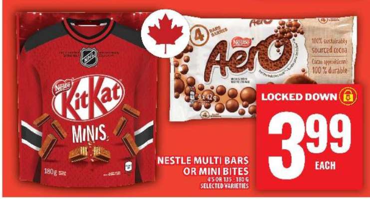 Nestle Multi Bars or Mini Bites