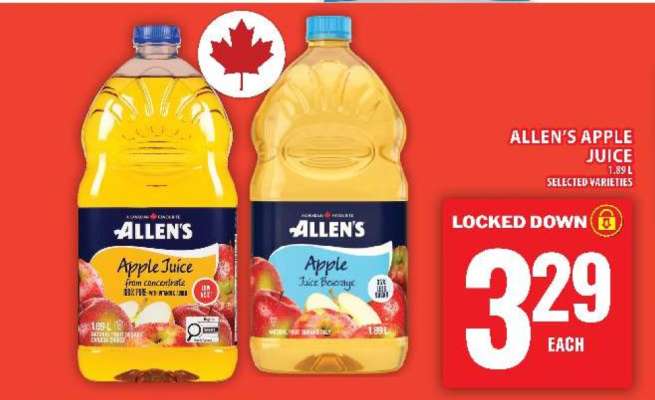 ALLEN’S APPLE JUICE