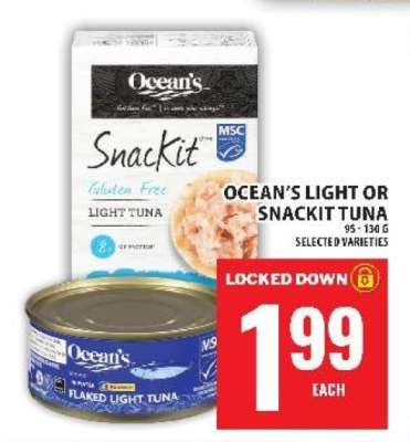 Ocean’s Light or Snackit Tuna