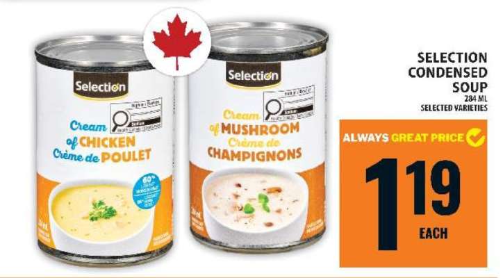 SELECTION CONDENSED SOUP