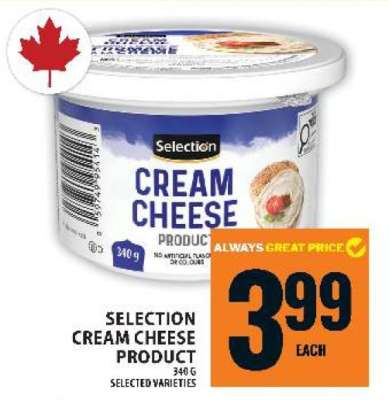 SELECTION CREAM CHEESE PRODUCT