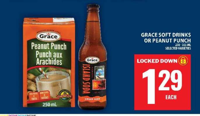 Grace Soft Drinks or Peanut Punch