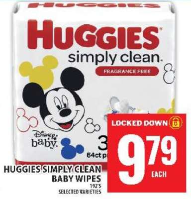 HUGGIES SIMPLY CLEAN BABY WIPES