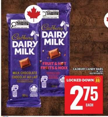 Cadbury Candy Bars