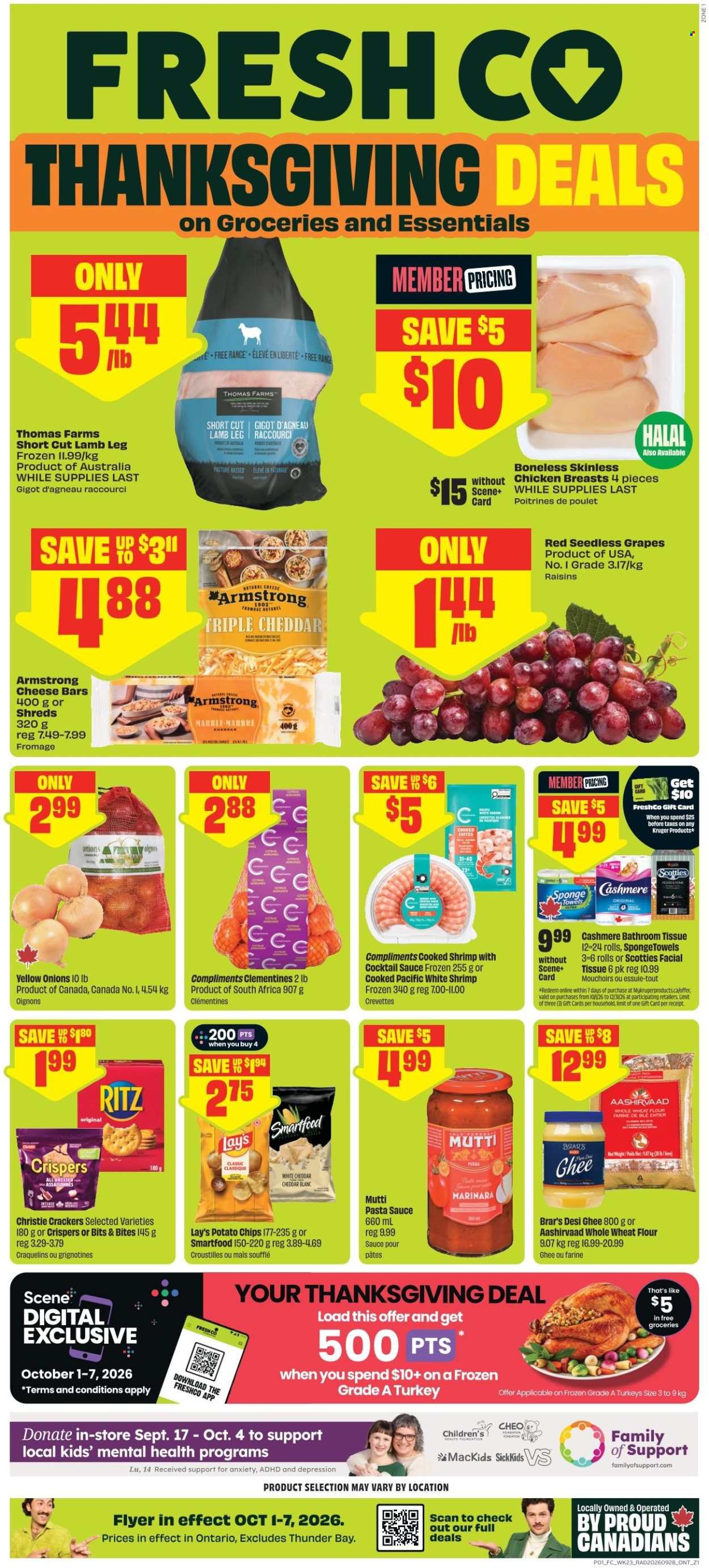 FreshCo. flyer  - October 01, 2026 - October 07, 2026. Page 1
