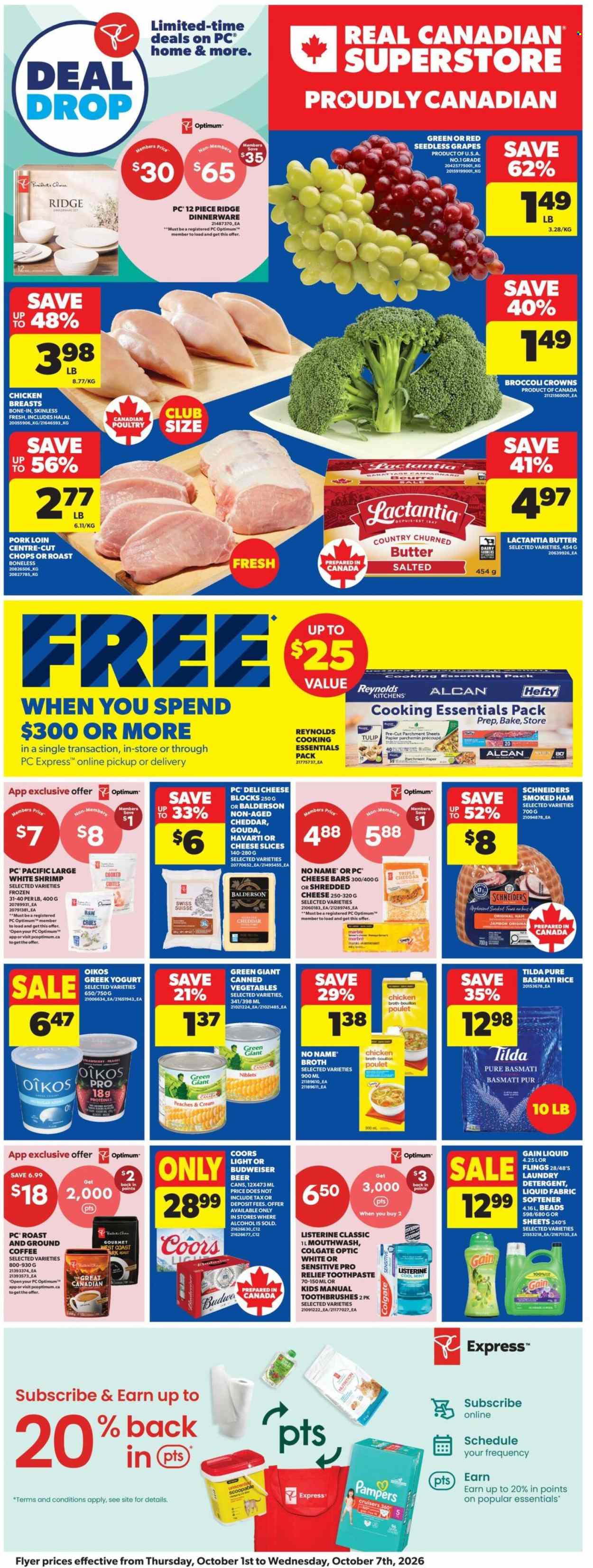 Real Canadian Superstore flyer  - October 01, 2026 - October 07, 2026. Page 1
