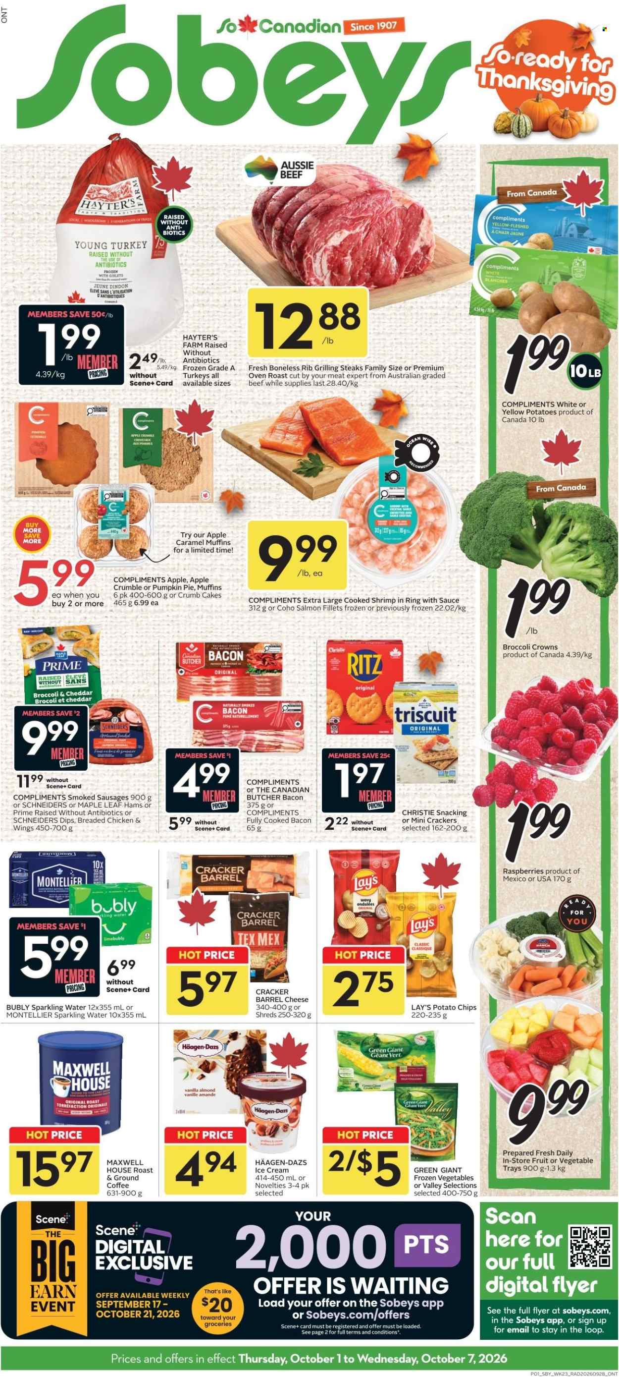 Sobeys flyer  - October 01, 2026 - October 07, 2026. Page 1