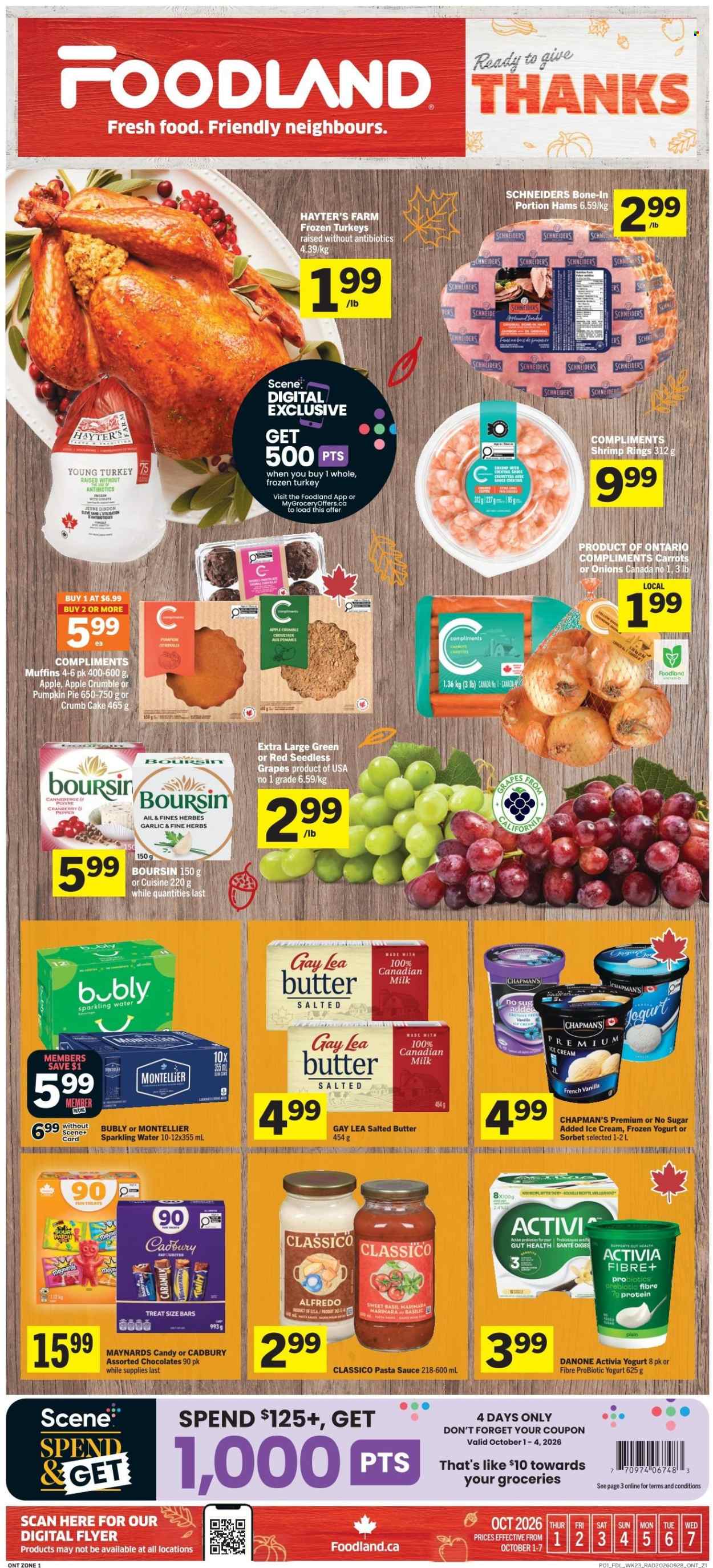 Foodland flyer  - October 01, 2026 - October 07, 2026. Page 1