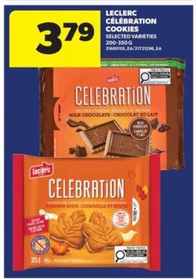 Leclerc Celebration Cookies