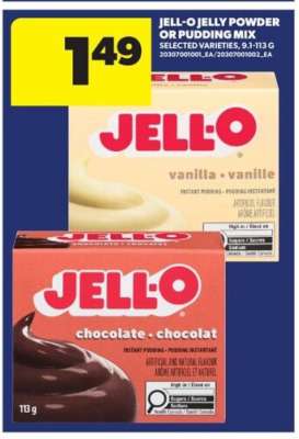 JELL-O Jelly Powder or Pudding Mix