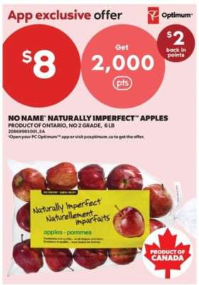 NO NAME® NATURALLY IMPERFECT™ APPLES
