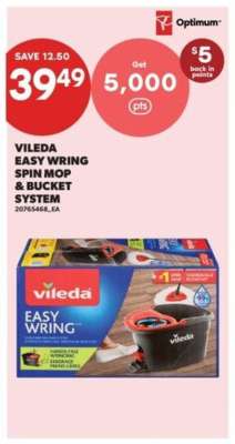 Vileda Easy Wring Spin Mop & Bucket System
