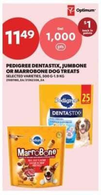 Pedigree Dentastix, Jumbone or Marrobone Dog Treats