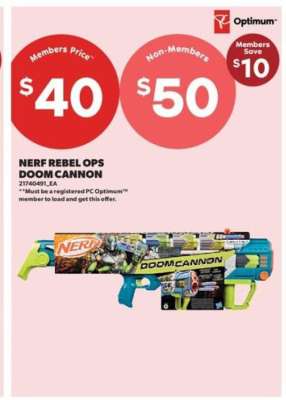 NERF REBEL OPS DOOM CANNON