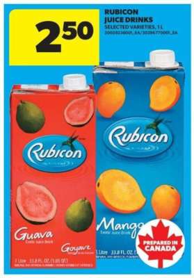 Rubicon Juice Drinks