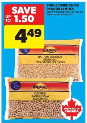 Suraj Dried Chick Peas or Lentils