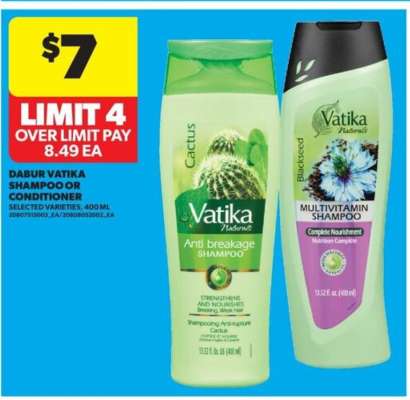 Dabur Vatika Shampoo or Conditioner