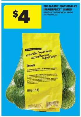 NO NAME NATURALLY IMPERFECT LIMES