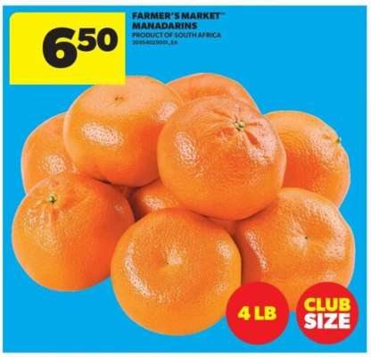 FARMER'S MARKET MANDARINS