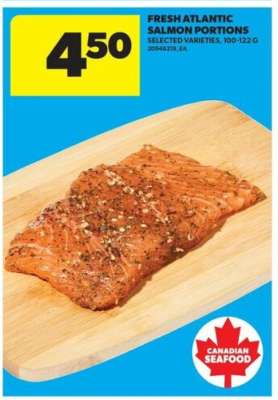 FRESH ATLANTIC SALMON PORTIONS
