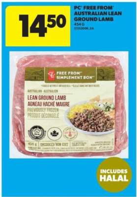 PC Free From Australian Lean Ground Lamb