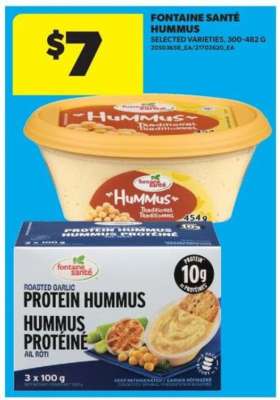 Fontaine Santé Hummus