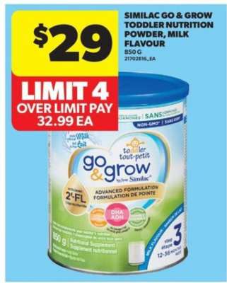 Similac Go & Grow Toddler Nutrition Powder, Milk Flavour