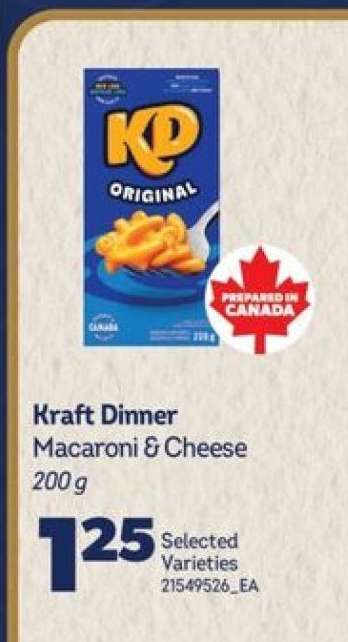 Kraft Dinner Macaroni & Cheese